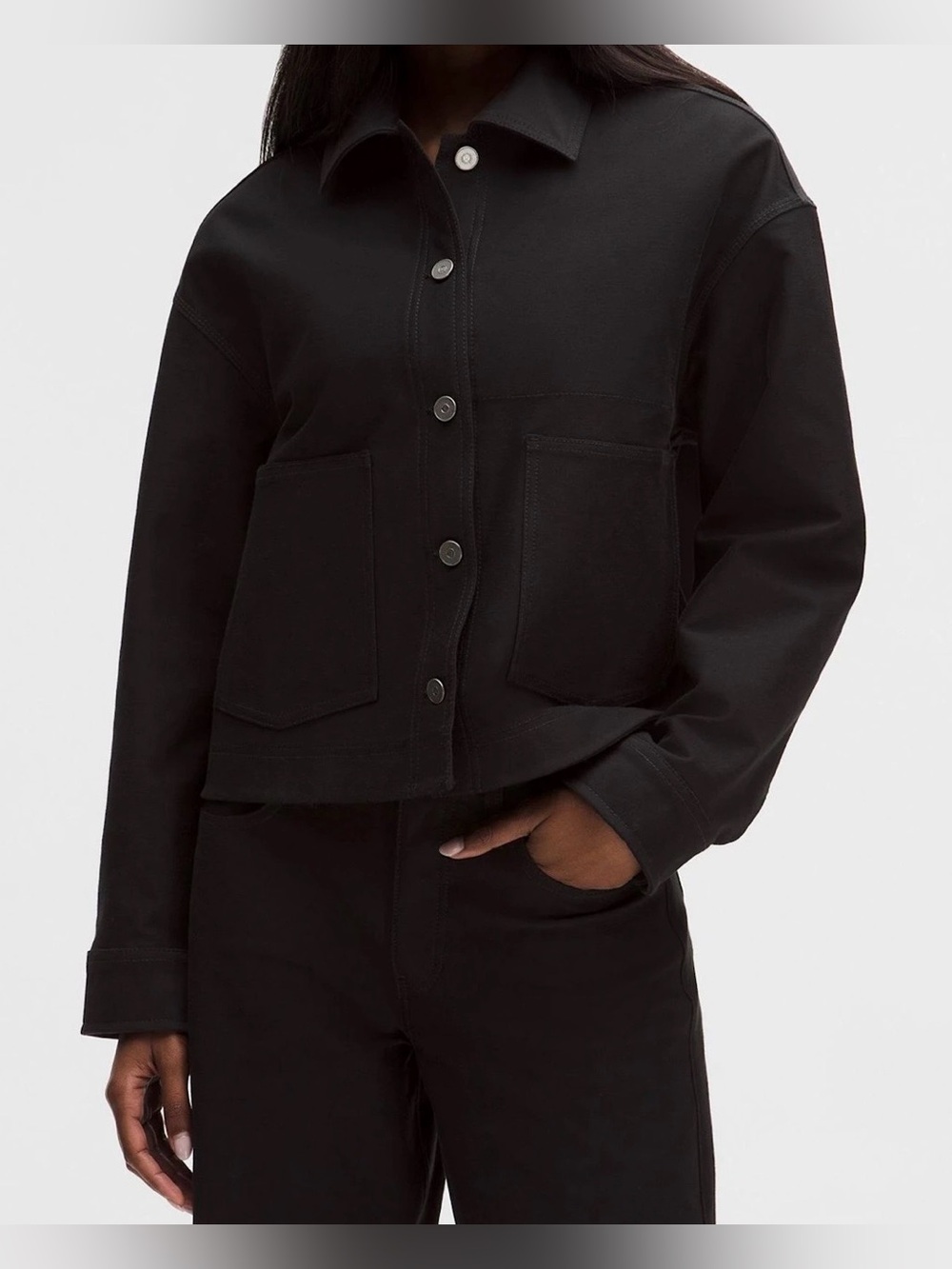 Lululemon Women’s EaseFive Jacket in Black Size XL NWT